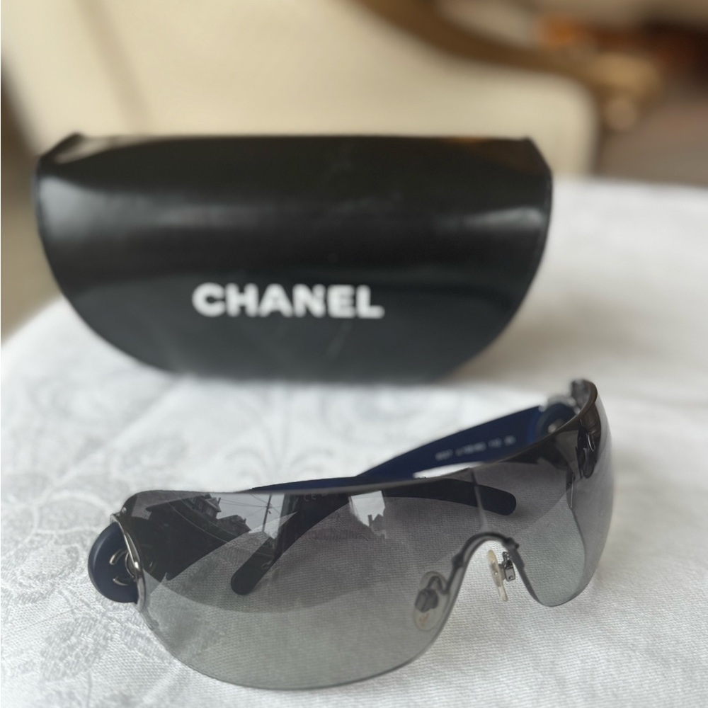 Chanel Dark Gray Sunglasses